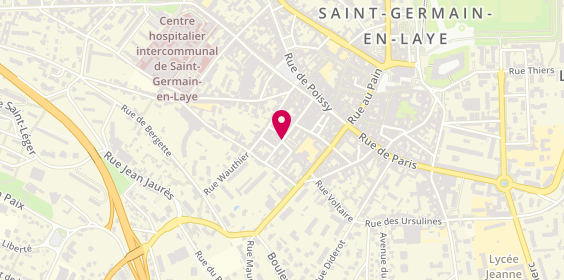 Plan de TUTTINO Claire, 18 Rue Danès de Montardat, 78100 Saint-Germain-en-Laye