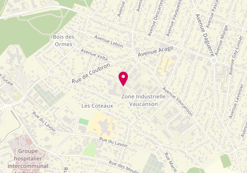 Plan de PARISOT Mélanie, 12 Avenue Marcel Dassault, 93370 Montfermeil