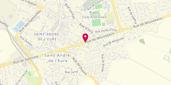 Plan de BLEUZE Emilie, 2 Rue de Mousseaux, 27220 Saint-André-de-l'Eure