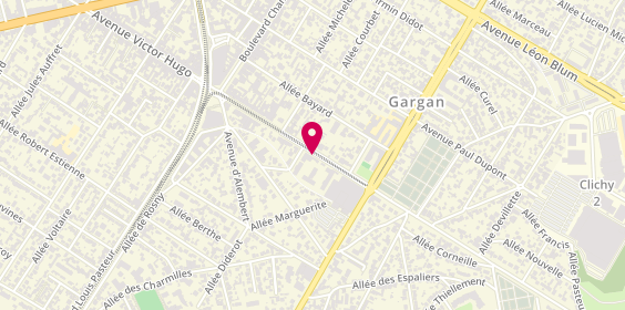 Plan de MARCHAND Jeanne, 46 Boulevard de la République, 93190 Livry-Gargan