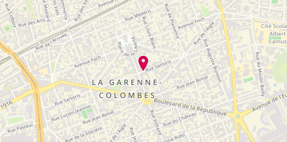 Plan de BOISSELIER Aurore, 41 Rue Sartoris, 92250 La Garenne-Colombes