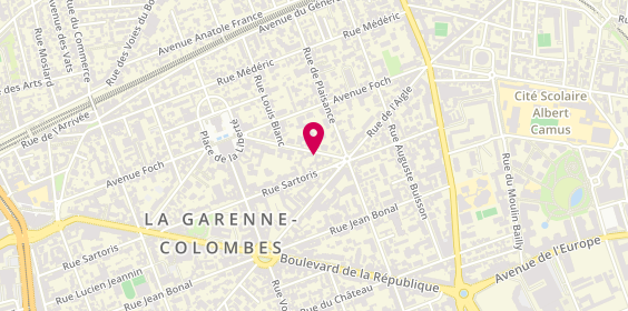 Plan de DELLA Valérie, 7 Rue d'Estienne d'Orves, 92250 La Garenne-Colombes