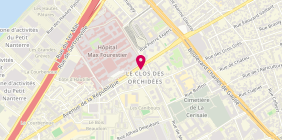 Plan de DELORME André, 468 Avenue de la République, 92000 Nanterre