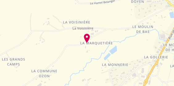 Plan de TROUVE Léa, La Marquetiere, 50410 Percy-en-Normandie