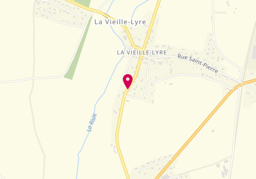 Plan de COSTEY Isabelle, 16 Route des Grands Prés, 27330 La Vieille-Lyre