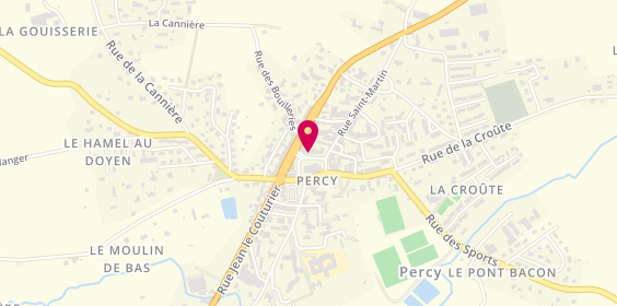 Plan de PACILLY René, 22 Bis Place Cardinal Grente, 50410 Percy-en-Normandie