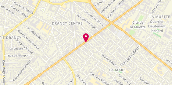 Plan de Diop Sighane, 82 Avenue Henri Barbusse, 93700 Drancy