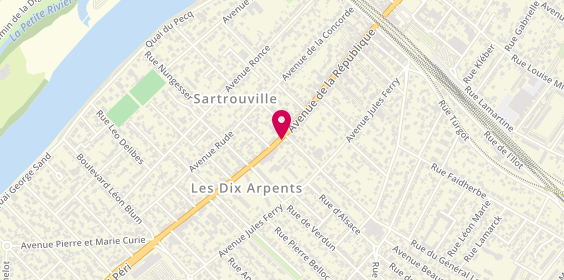 Plan de BOUCHET Emmanuelle, 85 Avenue de la République, 78500 Sartrouville