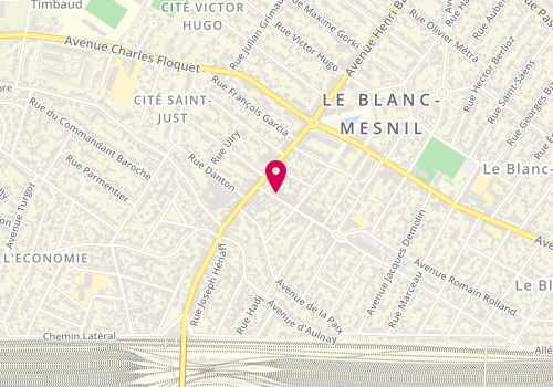 Plan de NYAVO Marc, 7 Avenue Pierre et Marie Curie, 93150 Le Blanc-Mesnil