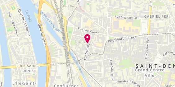 Plan de BAMBA Naboudou, 19 Rue Dezobry, 93200 Saint-Denis