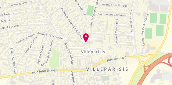 Plan de LHUILLIER Agnès, 25 Avenue du General de Gaulle, 77270 Villeparisis