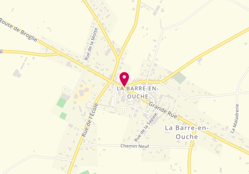Plan de LEROUX Marie, 16 Rue Grande Rue, 27330 La Barre-en-Ouche