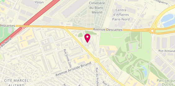 Plan de SENOUSSI Amel, 1 à Rue Manet, 93150 Le Blanc-Mesnil