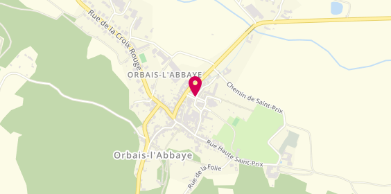 Plan de GRANDCLAUDE Natacha, 7 Place Jean d'Orbais, 51270 Orbais-l'Abbaye