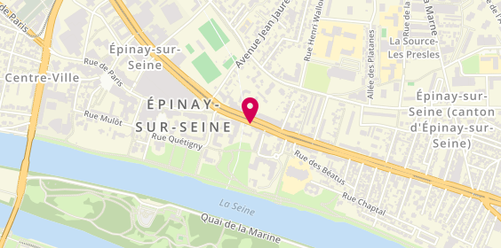 Plan de MELOUTE Robert, 8 Avenue de la République, 93800 Épinay-sur-Seine
