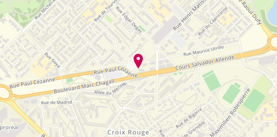 Plan de EL QATI Lynda, 22 Rue Georges Seurat, 93600 Aulnay-sous-Bois