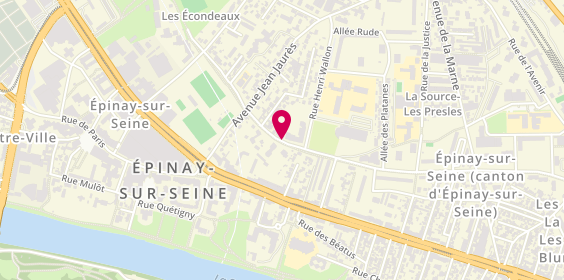 Plan de NGO NDJEH Emilienne, 14 Rue du Commandant Louis Bouchet, 93800 Épinay-sur-Seine