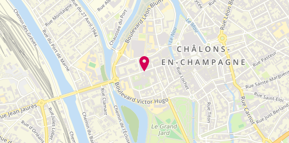 Plan de DEBANS Emilie, 81 Rue de la Marne, 51000 Châlons-en-Champagne