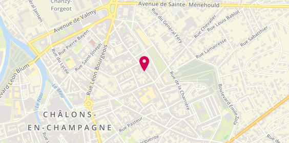 Plan de MAINE Emmanuelle, 1 Rue Martyrs de la Resistance, 51000 Châlons-en-Champagne