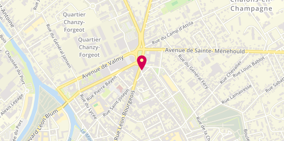 Plan de CAMUZEAUX Laura, 1 Rue des Martyrs de la Résistance, 51000 Châlons-en-Champagne