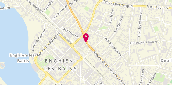Plan de AKOUMBA Ella Sylvie, 107 Avenue de la Division Leclerc, 95880 Enghien-les-Bains