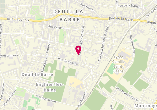 Plan de DERILUS Nanoune, 26 Rue Georges Dessailly, 95170 Deuil-la-Barre