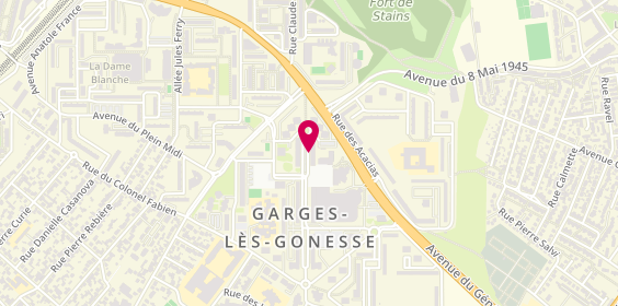 Plan de BOUGCHICHE Mourad, 11 Avenue de la Commune de Paris, 95140 Garges-lès-Gonesse