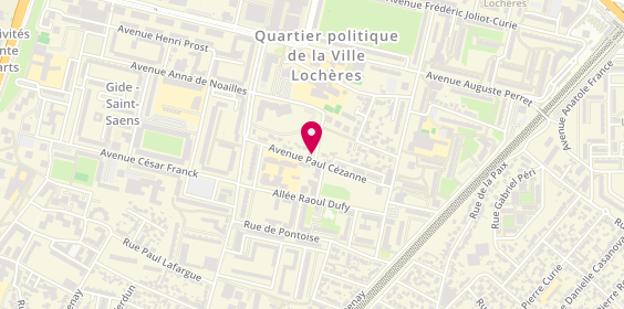 Plan de NIANG Fatou, 20 Avenue Paul Cézanne, 95200 Sarcelles