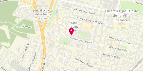 Plan de ROGER Solange, 1 Place Camille Saint Saëns, 95200 Sarcelles