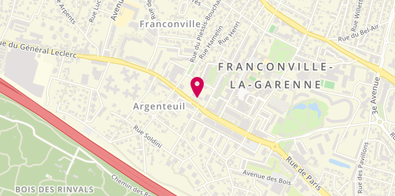 Plan de MACHIN Fatima, 116 Rue du General Leclerc, 95130 Franconville