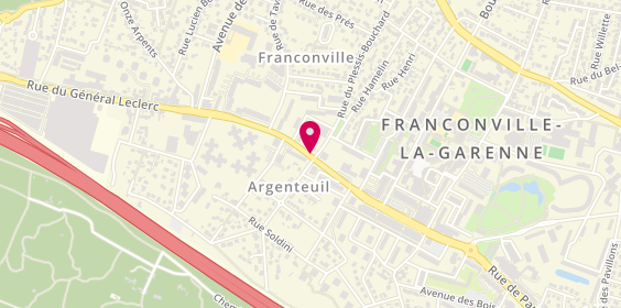 Plan de CRASSANT Bernadette, 118 Rue du General Leclerc, 95130 Franconville