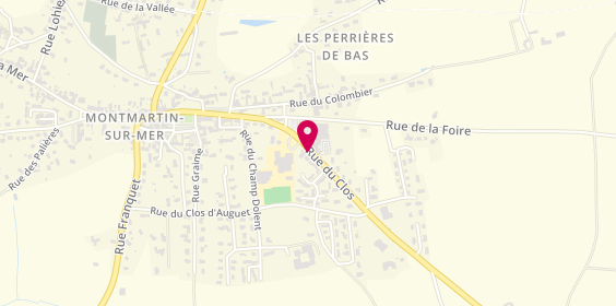 Plan de BILLARD Estelle, 4 Bis Rue du Clos, 50590 Montmartin-sur-Mer