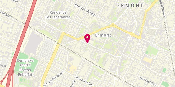 Plan de BELLON Stéphanie, 37 Rue Anatole France, 95120 Ermont