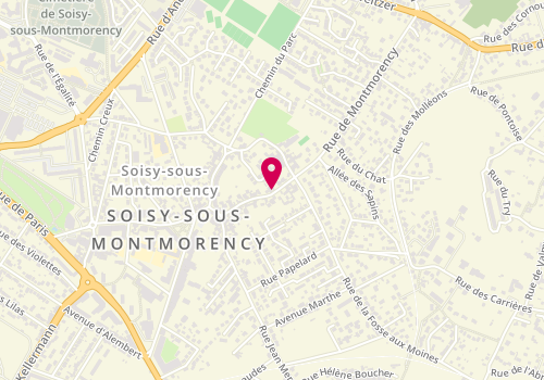 Plan de MENNEGLIER Ekaterina, 21 Bis Rue de Montmorency, 95230 Soisy-sous-Montmorency