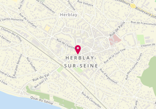 Plan de MRASSE Oumkeltoum, 24 Rue du Général de Gaulle, 95220 Herblay-sur-Seine