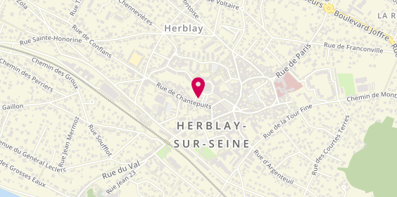 Plan de SENHAJI Hassane, 18 Rue Chantepuits, 95220 Herblay-sur-Seine