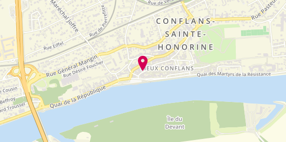 Plan de DESPRAT Lucie, 17 Rue Victor Hugo, 78700 Conflans-Sainte-Honorine