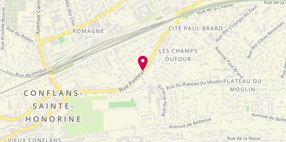 Plan de SAMAHA Marie Ange, 64 Rue Pasteur, 78700 Conflans-Sainte-Honorine