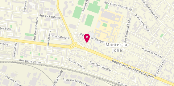 Plan de JAF JAF Samira, 6 Avenue Geo Andre, 78200 Mantes-la-Jolie