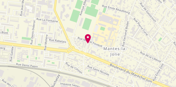 Plan de MAHIEDDINE Nordine, 3 Avenue Geo André, 78200 Mantes-la-Jolie