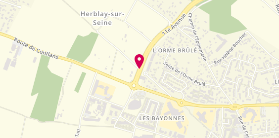 Plan de LENOGUE Mathilde, 2 Avenue Philippe Seguin, 95220 Herblay-sur-Seine