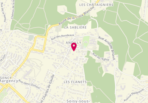 Plan de BERETTA Corinne, 3 Place Louis Jean Finot, 95580 Andilly