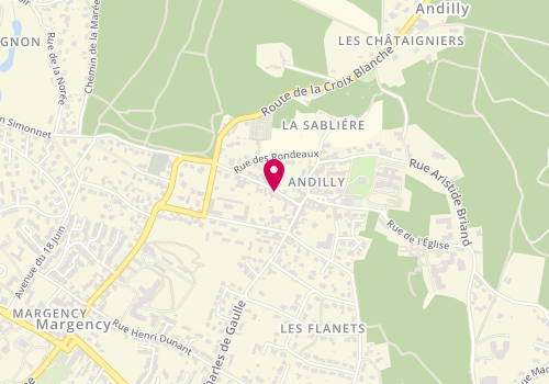Plan de BIRON Prisca, 5 Ter Rue Arnauld d'Andilly, 95580 Andilly