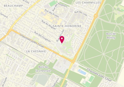 Plan de BOURRION Laure, 12 Rue des Lilas, 95150 Taverny