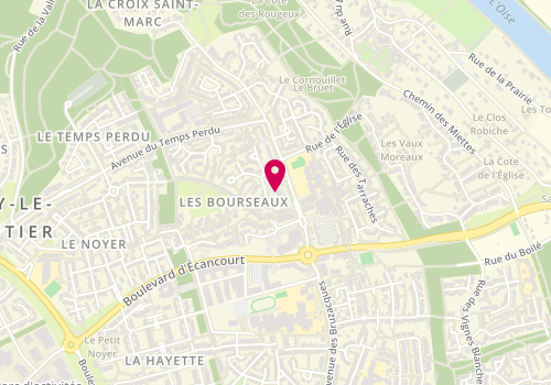 Plan de RABINEL Mélanie, 84 Rue des Bruzacques, 95280 Jouy-le-Moutier