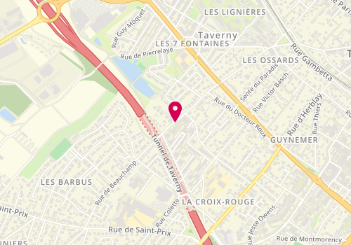 Plan de YACOUB Sonia, 111 Rue de Beauchamps, 95150 Taverny