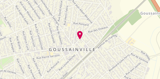 Plan de GUEYE Mbayang, 96 Rue Paul Vaillant, 95190 Goussainville