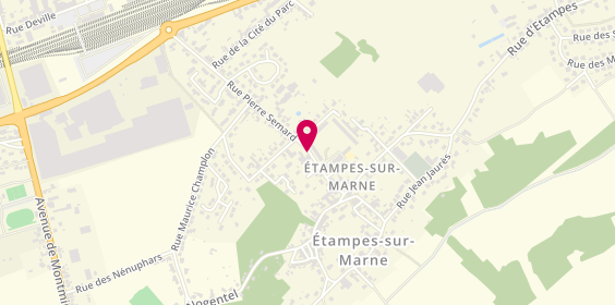 Plan de BRIET Séverine, 5 Rue Pierre Semard, 02400 Étampes-sur-Marne