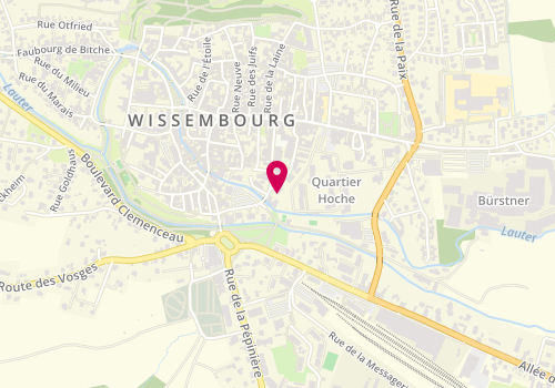 Plan de REZICINER Muriel, 4 Quai des Frères, 67160 Wissembourg