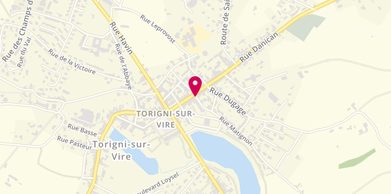 Plan de BOUTEILLER Adeline, 2 Rue Matignon, 50160 Torigny-les-Villes